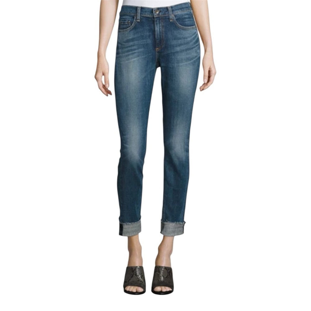 rag & bone 10 Inch Dre Bainbridge Slim Boyfriend Jeans